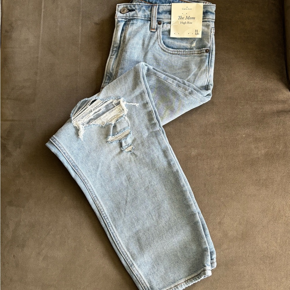 Abercrombie & Fitch Curve Love Mom Jean